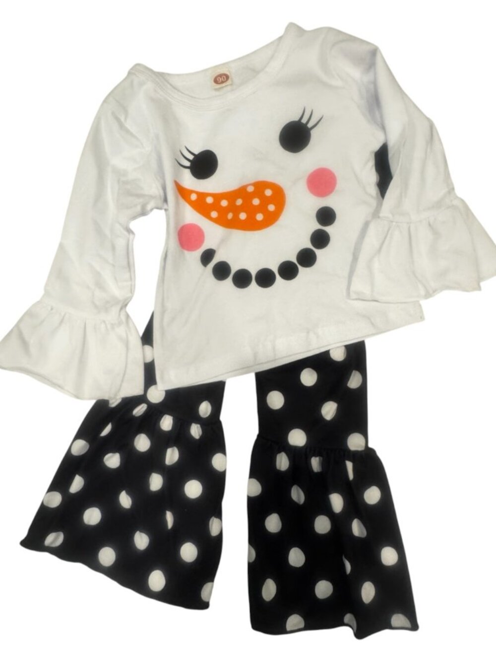 Smiling Carrot Nose Outfit Size 90